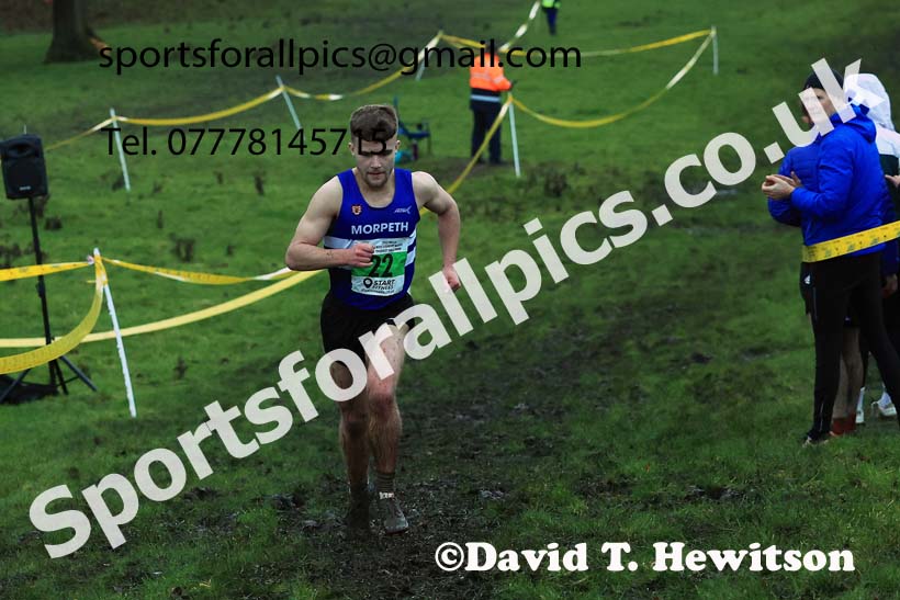 Senior mens 2023 NECAA Cross Country Relays, Thornley Hall Farm, Peterlee, County Durham. Photo: David T. Hewitson/Sports for All Pics